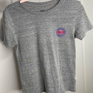 GREY VANS TEE SHIRT